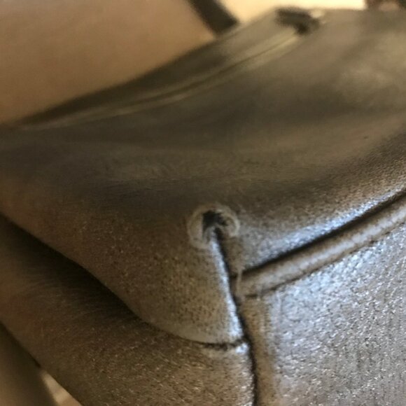 Tanjay Ladies Pearl Grey Handbag/Purse - Picture 8 of 13